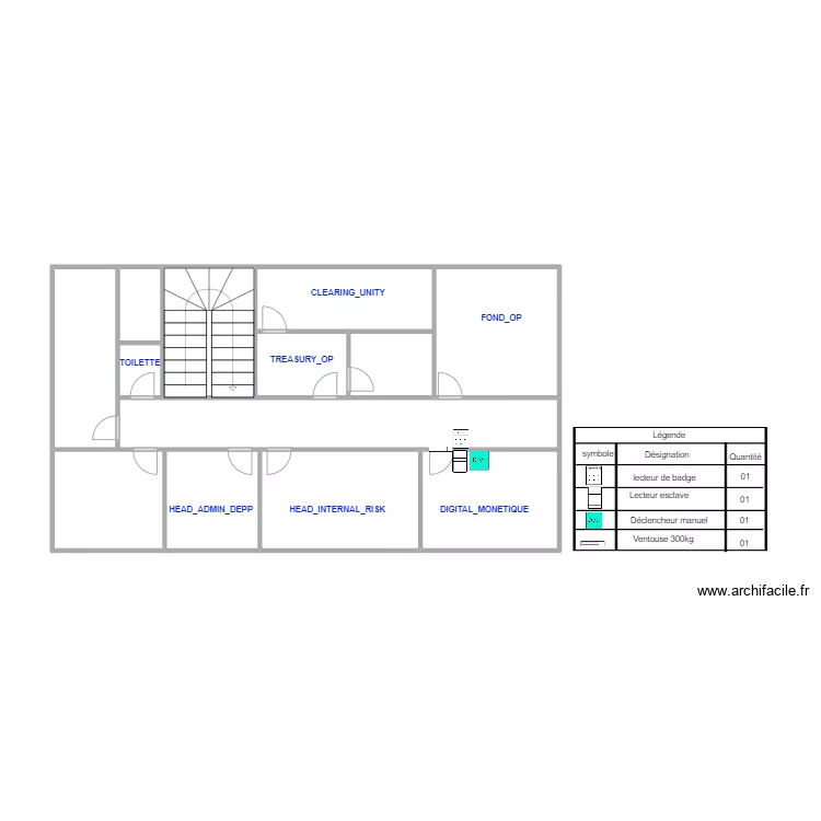  AKWA ETAGE1acc&egrave;s E. Plan de 