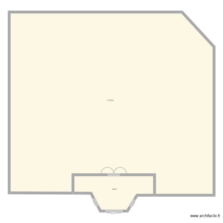 Plan chap 7. Plan de 2 pièces et 442 m2