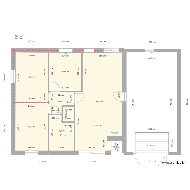 Plan 06 04 24. Plan de 6 pièces et 81 m2