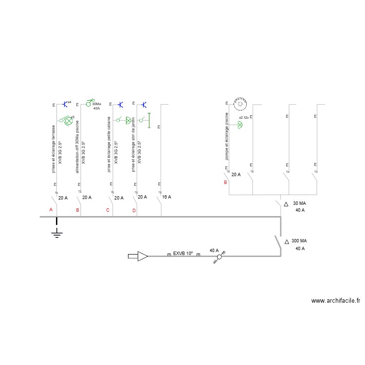 UNIFILAIRE MICHEL FINAL . Plan de 0 pièce et 0 m2