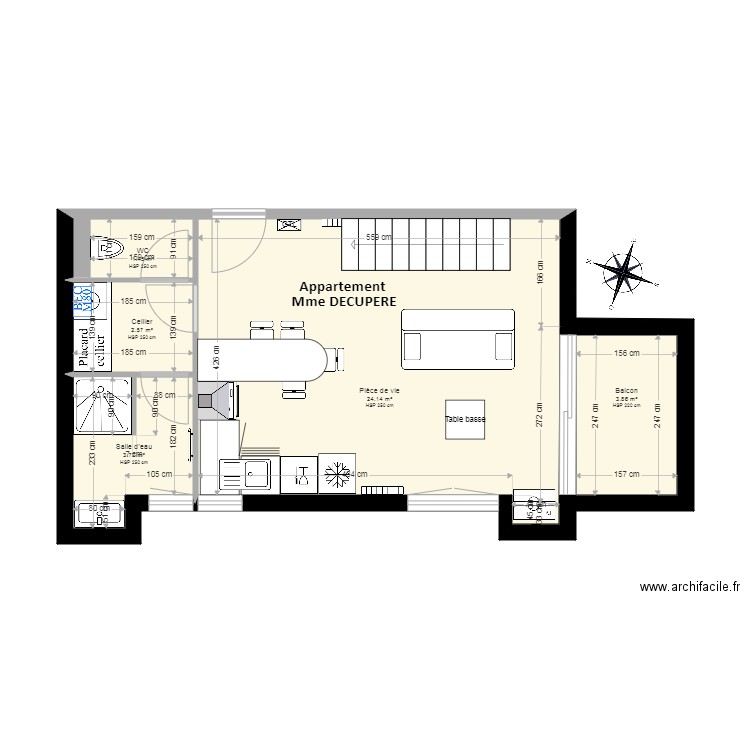 LE 136 DECUPERE. Plan de 0 pièce et 0 m2