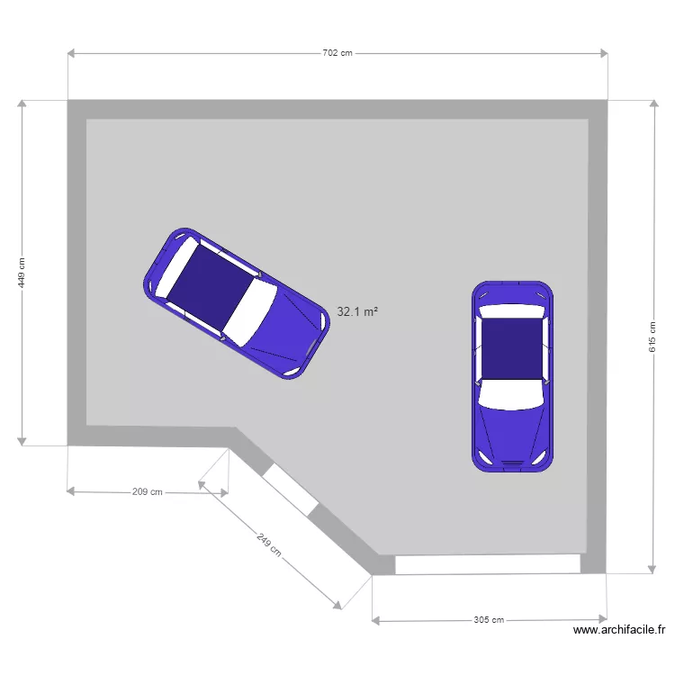 parking nogent. Plan de 