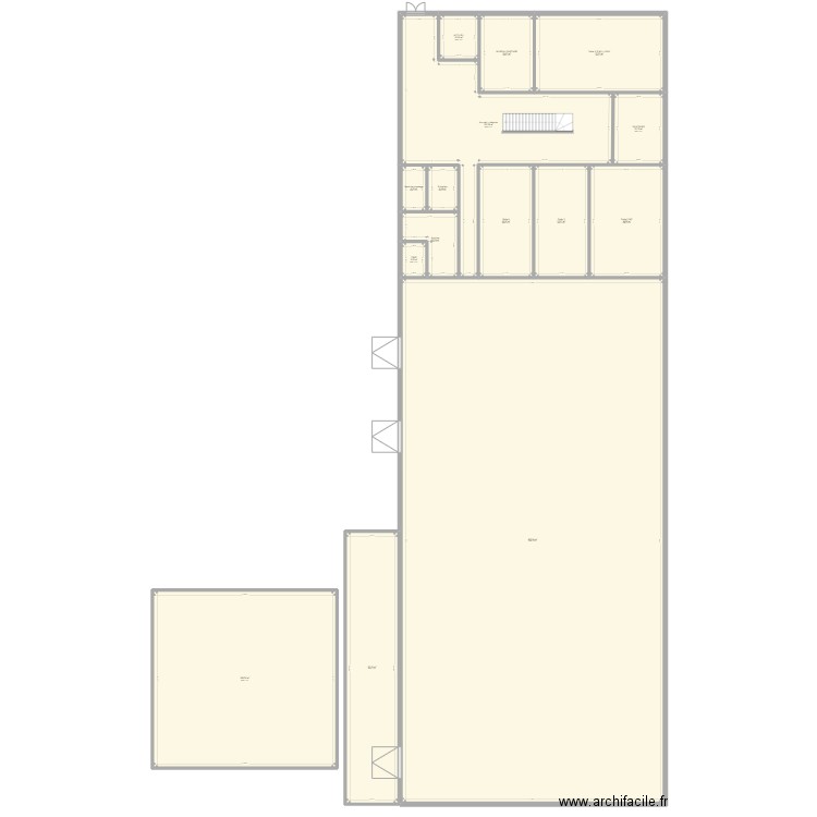 Montelimar V2. Plan de 26 pièces et 2658 m2