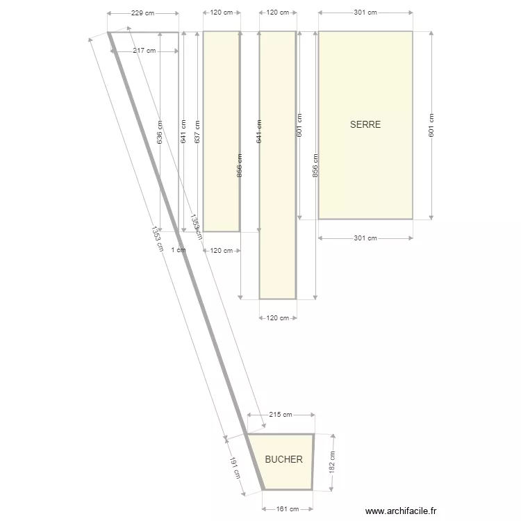 plan jardin V4. Plan de 