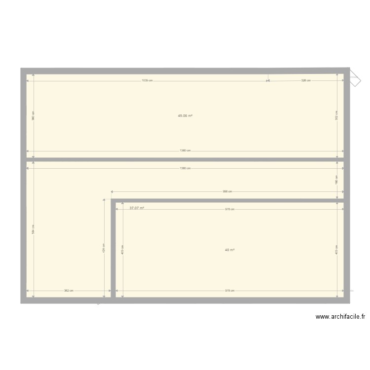 CHAMPLOUIS etage. Plan de 0 pièce et 0 m2