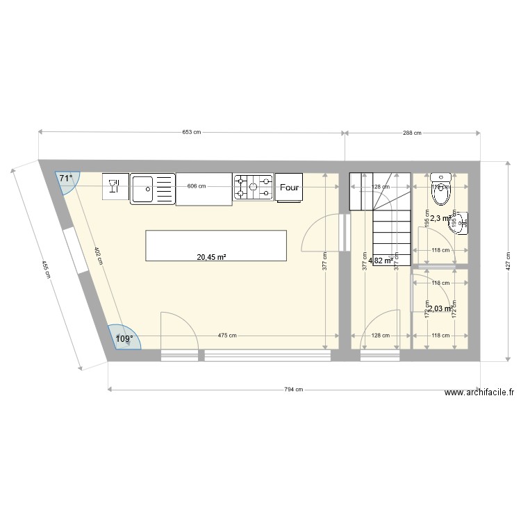 plan de masse la fileuse. Plan de 0 pièce et 0 m2