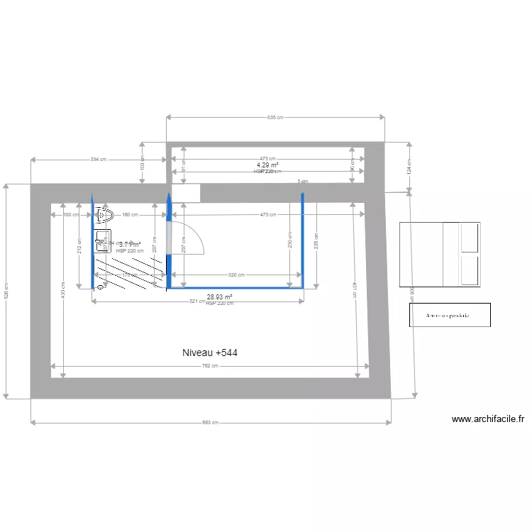 apr&egrave;s transformation version chambres h&ocirc;tes extension buanderie 3. Plan de 