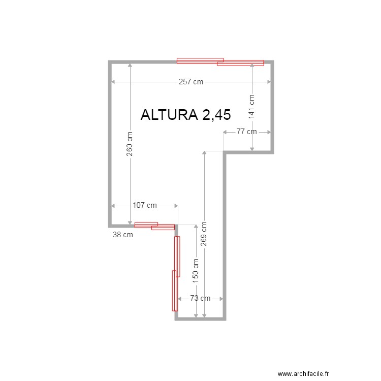 ELADIO FERNANDEZ. Plan de 0 pièce et 0 m2
