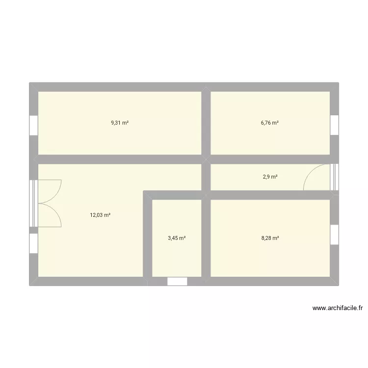 Pente am&eacute;ricain. Plan de 
