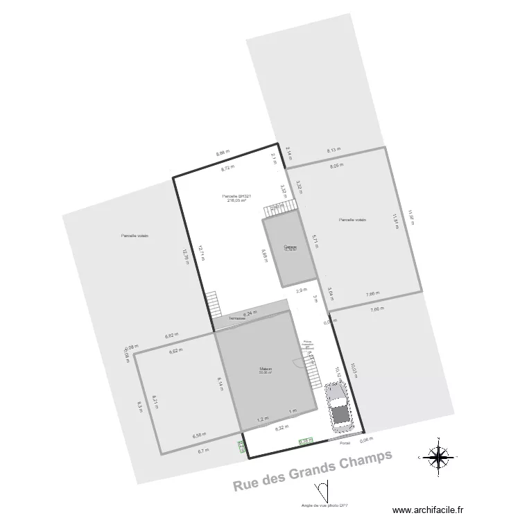 maison poissy V1. Plan de maison poissy V1. Plan de