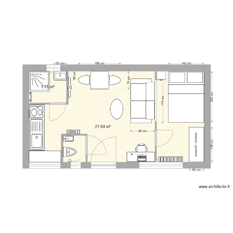 Félix Faure Colombes V3. Plan de 0 pièce et 0 m2