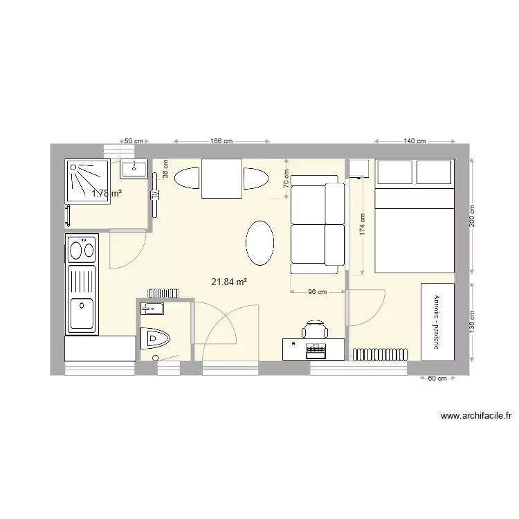 F&eacute;lix Faure Colombes V3. Plan de 