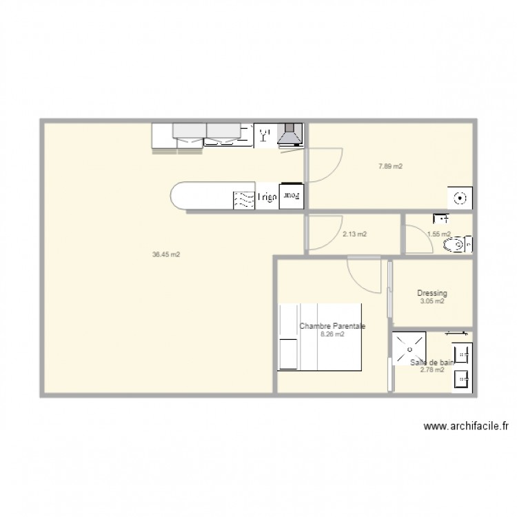 Maison. Plan de 0 pièce et 0 m2