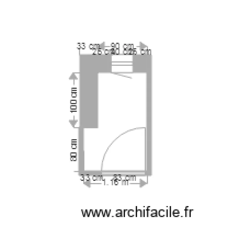 TOILETTES052. Plan de 