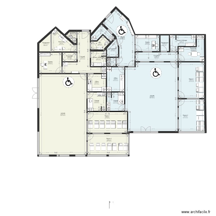 Bagneux Egalité 1 PROJET VPST 11052022. Plan de 27 pièces et 314 m2