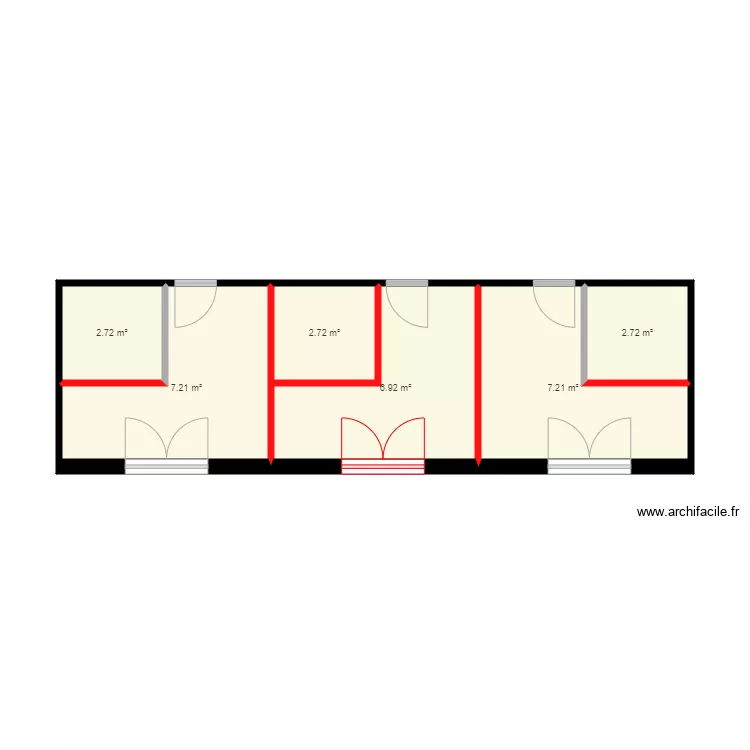 H&ocirc;tel Antibes - D&eacute;molitions. Plan de 