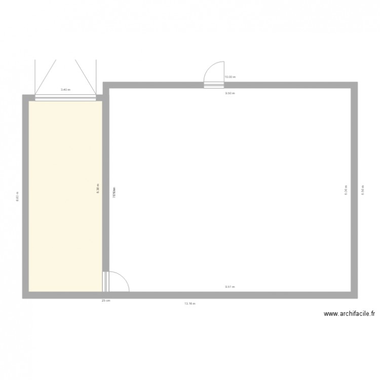 Rdc. Plan de 0 pièce et 0 m2