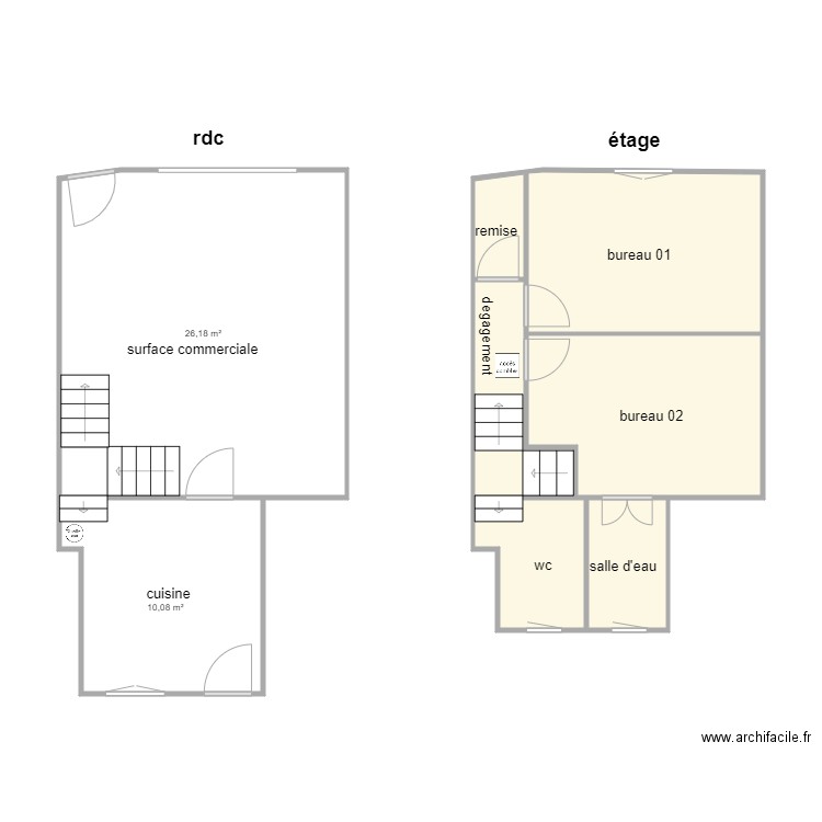 berthome jardin am. Plan de 8 pièces et 68 m2