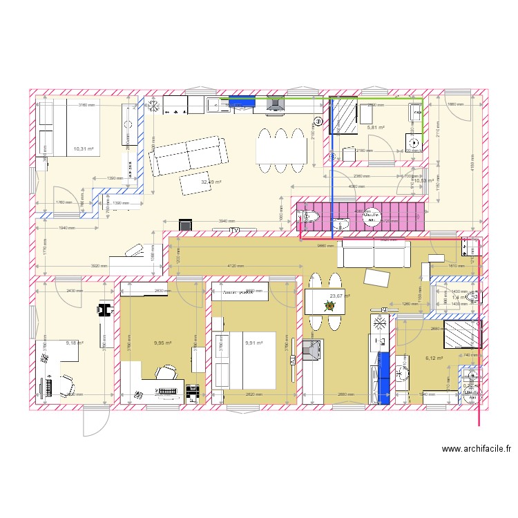 Plan Lyon. Plan de 0 pièce et 0 m2