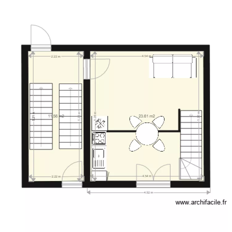 A PONS P1b RdC1 modif. Plan de 