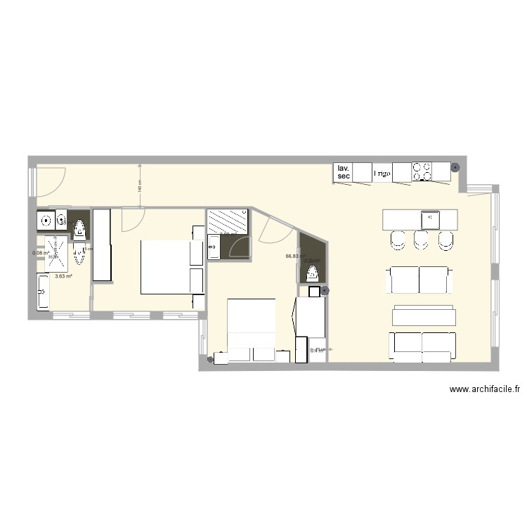  jorje juan 21 opcion 11. Plan de 0 pièce et 0 m2