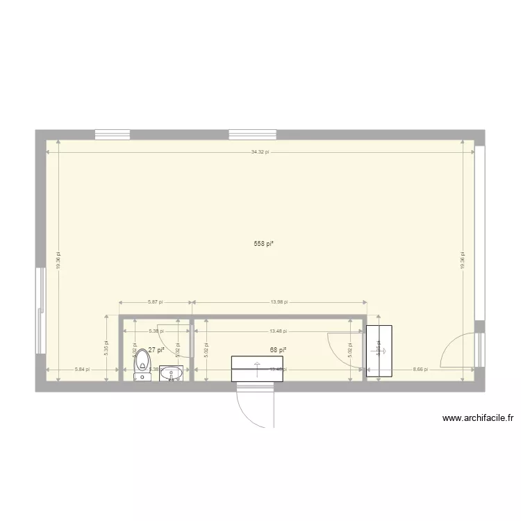 Plan Garage 9. Plan de 