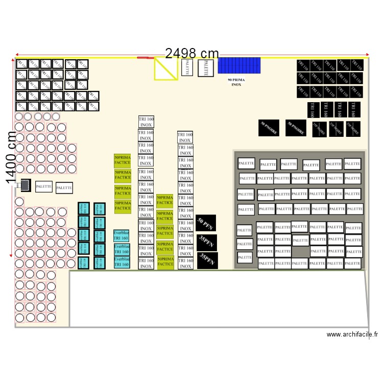 MEZZANINE 2. Plan de 0 pièce et 0 m2