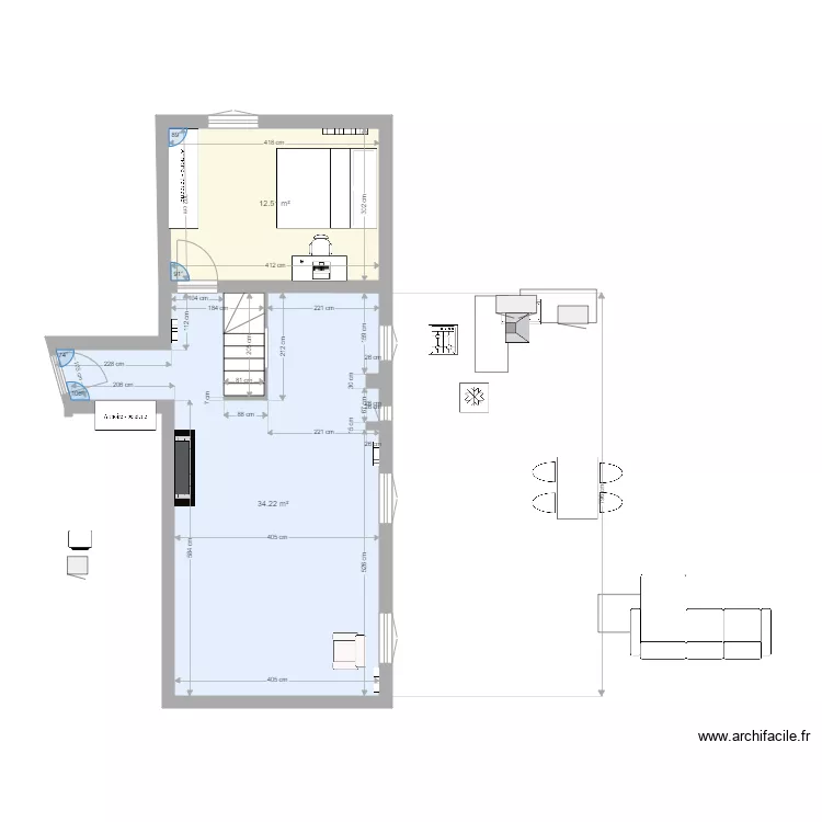 plan 2 rdc virerge. Plan de 