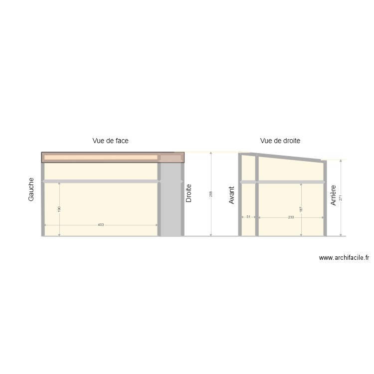 Abris caravane 01. Plan de 0 pièce et 0 m2