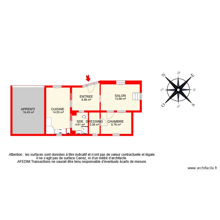 BI 6871 APPART. Plan de 0 pièce et 0 m2