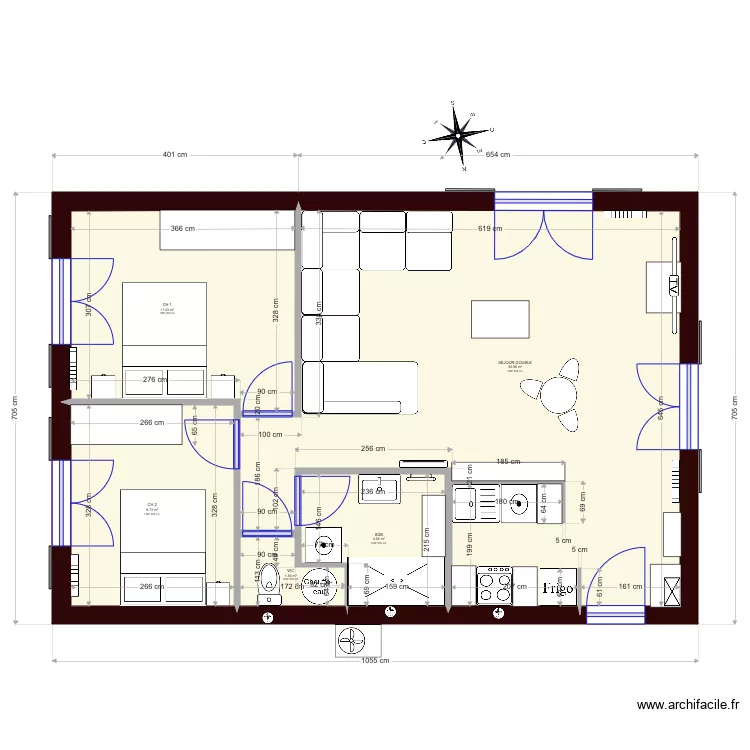 PETITE MAISON SENIOR PLEIN PIED REV 1. Plan de 