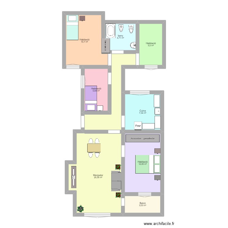 Jacint VerdaguerI. Plan de 0 pièce et 0 m2