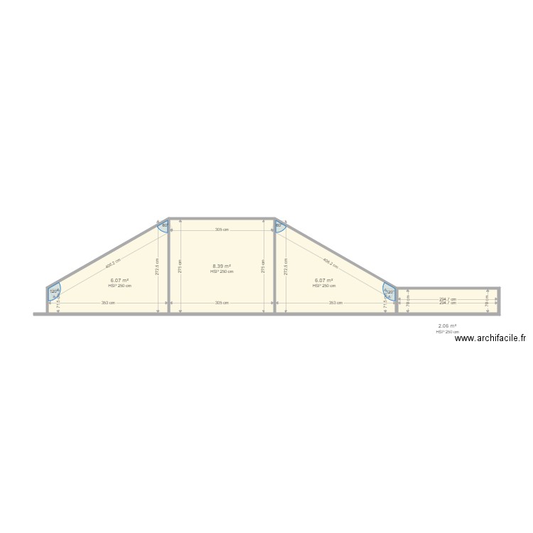 foncia auzette. Plan de 0 pièce et 0 m2