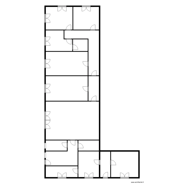 LES LAURIERS. Plan de 