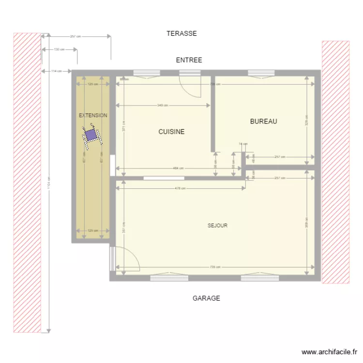 Agrandissement1. Plan de Agrandissement1. Plan de
