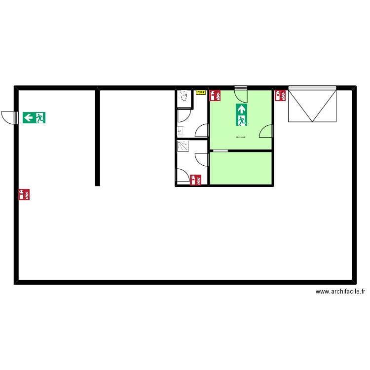 Ber Auto. Plan de 4 pièces et 244 m2