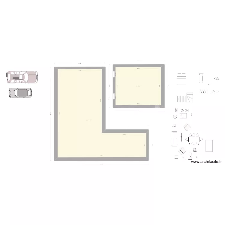 plan maison . Plan de 