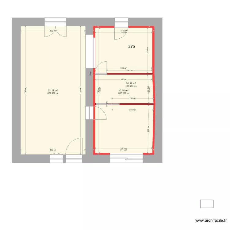Pierre bas isolation porte chambre. Plan de Pierre bas isolation porte chambre. Plan de