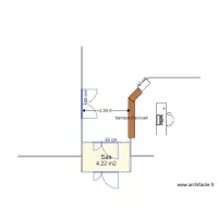 entr&eacute;e mairie situation projet