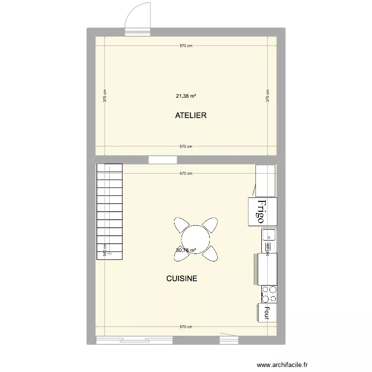 maison Chassy. Plan de 