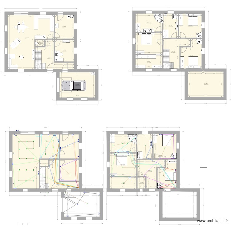 maison. Plan de 0 pièce et 0 m2