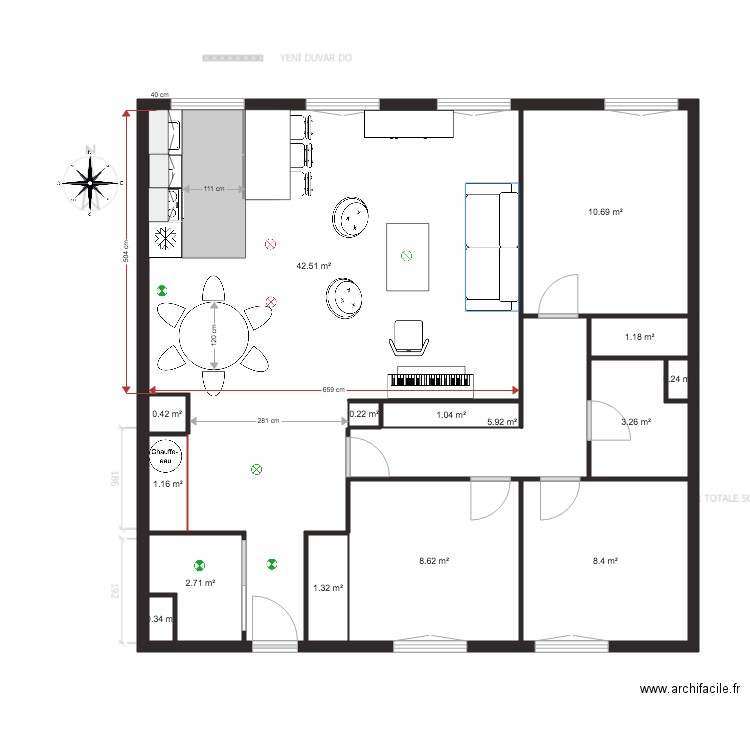Macha Perez PLAN 1. Plan de 0 pièce et 0 m2