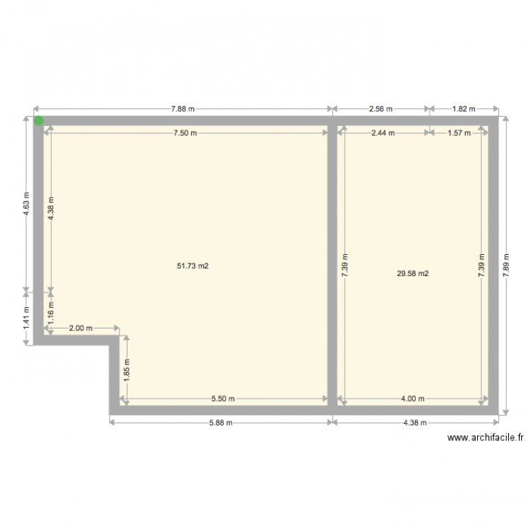 habitat. Plan de 0 pièce et 0 m2