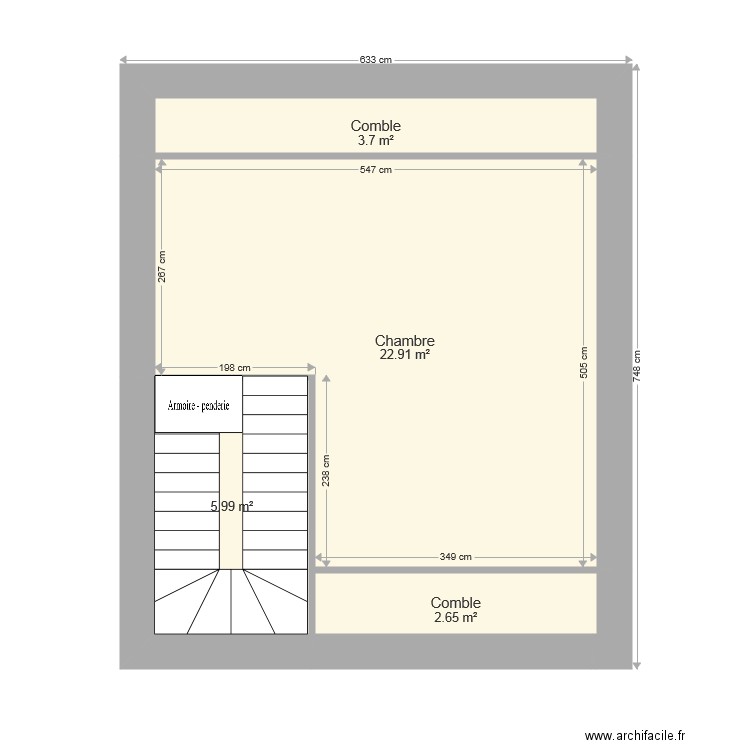 chambre. Plan de 0 pièce et 0 m2