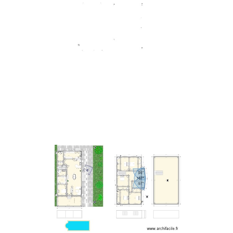 Plan Nueva Ecija 10. Plan de 19 pièces et 512 m2