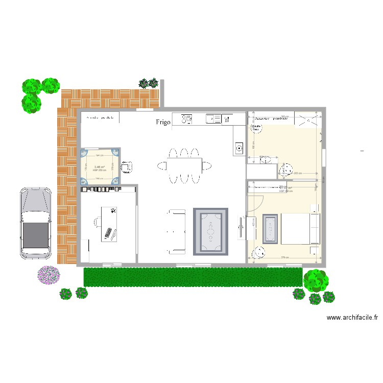 PETITE MAISON  VERSION 2. Plan de 0 pièce et 0 m2