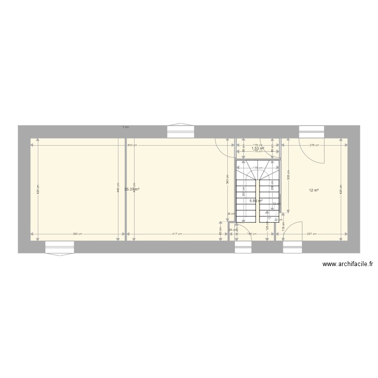 PLAN 1er ETAGE GOUILLARD. Plan de 0 pièce et 0 m2