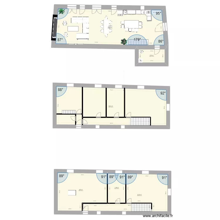 MAISON 2EME. Plan de 