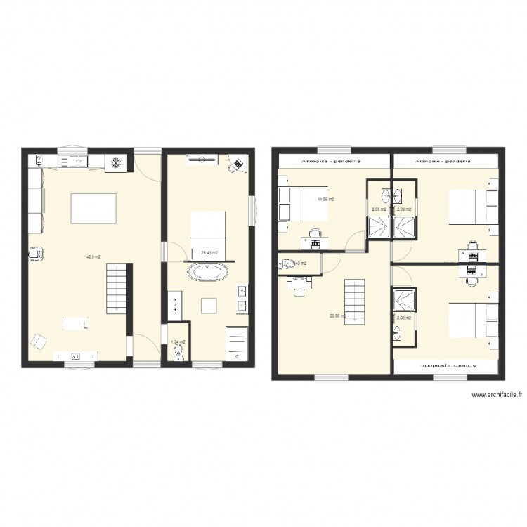 bailly 3. Plan de 0 pièce et 0 m2