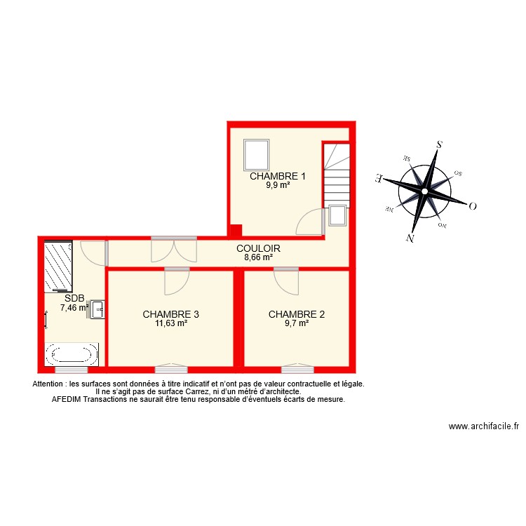 BI 7551 ETAGE. Plan de 0 pièce et 0 m2